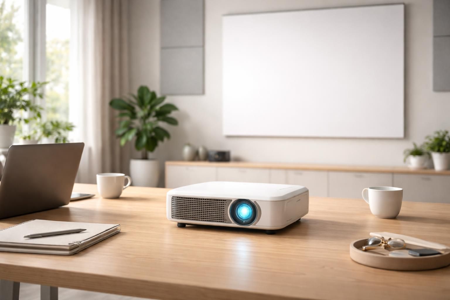 découvrez comment choisir un vidéoprojecteur silencieux pour votre bureau tout en bénéficiant d'une luminosité optimale, pour des présentations claires sans nuisances sonores.
