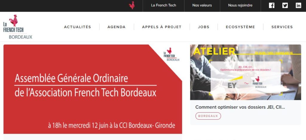 Site French tech bordeaux