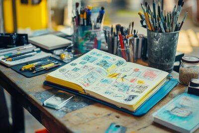 Comment réaliser des Sketch notes : exemples pratiques pour débutants