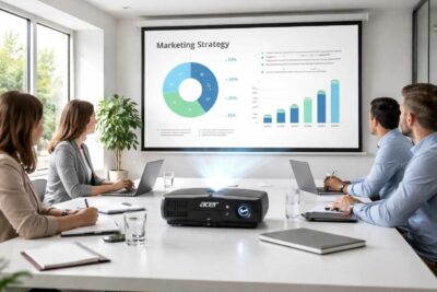 découvrez comment choisir un vidéoprojecteur acer adapté aux salles lumineuses pour des slides lisibles de jour, garantissant une présentation claire et professionnelle.
