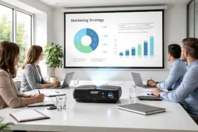 découvrez comment choisir un vidéoprojecteur acer adapté aux salles lumineuses pour des slides lisibles de jour, garantissant une présentation claire et professionnelle.