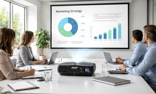 découvrez comment choisir un vidéoprojecteur acer adapté aux salles lumineuses pour des slides lisibles de jour, garantissant une présentation claire et professionnelle.
