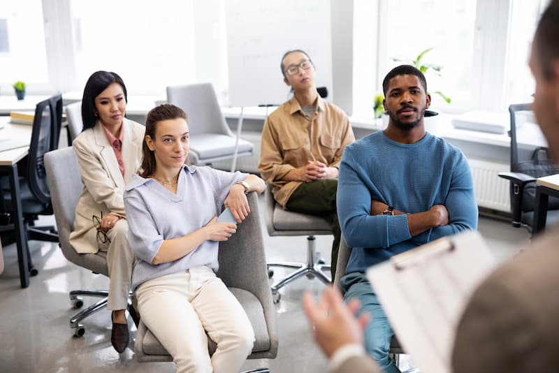 Une session de coaching
