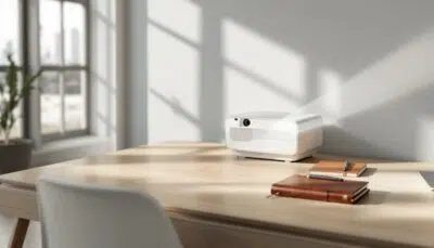 découvrez le vidéoprojecteur bureautique silencieux, l'outil idéal pour améliorer votre productivité en réunion sans bruit, garantissant une expérience visuelle claire et confortable.