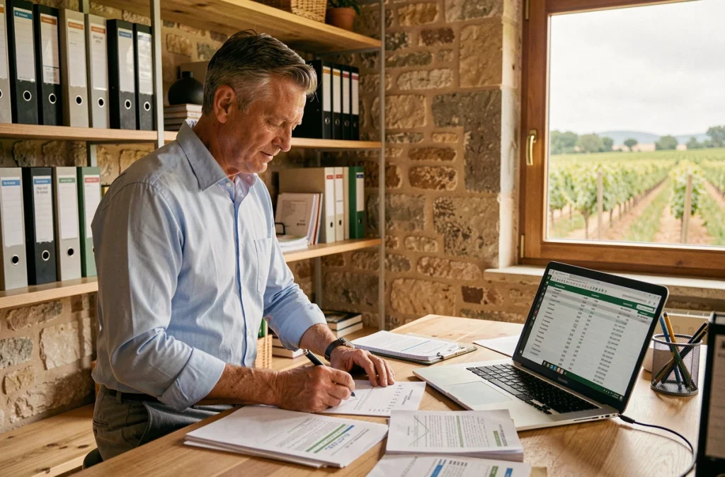 Expert-comptable agricole de Cerfrance Gard consultant des documents financiers liés à l'agriculture près de Nîmes