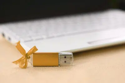 clé USB personnalisée en bois