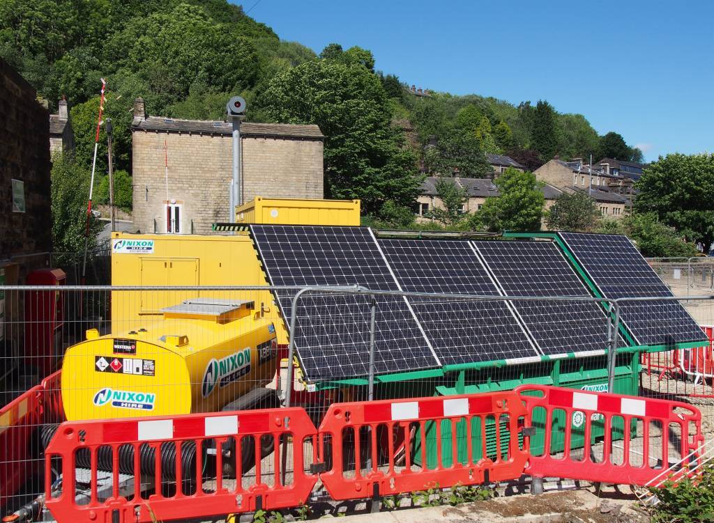 Panneaux photovoltaïques, chantier