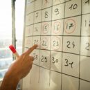 Marking Dates On A Calendar board