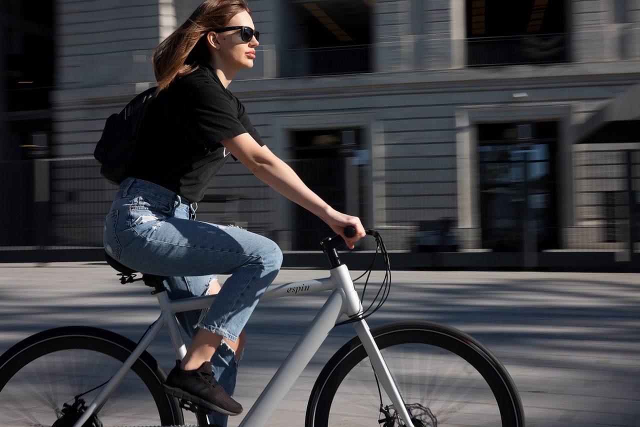 San Francisco, Femme, Velo Electrique