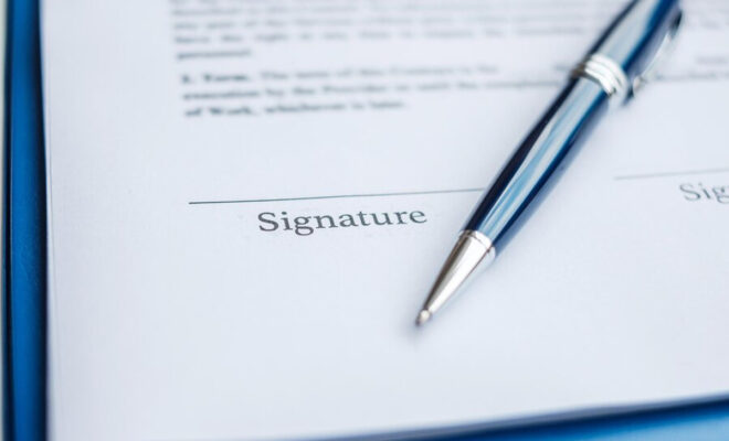 signature ordre